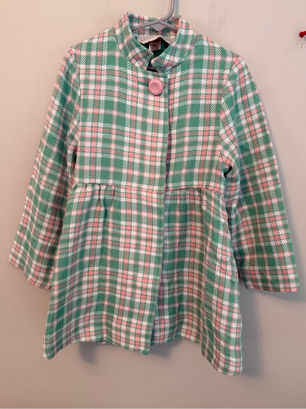 The Beaufort Bonnet Company Green and Pink Plaid Coat